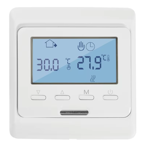 Sistema de Aquecimento Elétrico de Piso Programável em Temperatura Ambiente Termostato Inteligente Regulador de Temperatura - Product Image 1