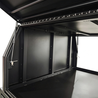 Fabrication sur mesure en tôle pour benne et auvent de pick-up Hilux 4x4, Isuzu, Land Cruiser 79 avec tente de toit