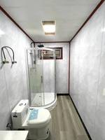 Maison Conteneur Préfabriquée de Luxe Moderne 2 Chambres 20 pieds, Mini Maisonnette en Bois Amovible et Portable pour Vacances ou Hôtel