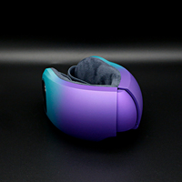 Masseur pour les yeux numérique à vibration à pression d'air Phenitech avec compresse de chaleur froide masque de soin des yeux visible avec musique
