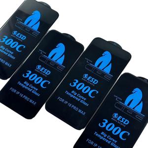 Protector de pantalla de vidrio templado para teléfono al por mayor, película protectora de borde de arco grande 300C para modelos Iphone - Product Image 6