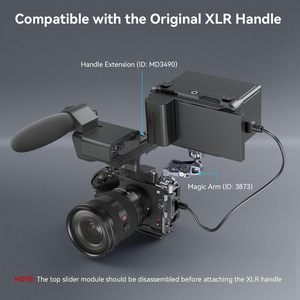 मूल xlr हैंडल-4183 के साथ केबल क्लैंप के साथ <span class=keywords><strong>sony</strong></span> fx30 fx3 के लिए स्मॉलरिग केज - Product Image 6