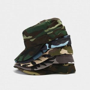 2023 Outdoor Camo Sports <b>Caps</b> Best Quality <b>Summer</b> Fishing Sun Visor Hat <b>Flat</b> Top Camouflaged Baseball <b>Cap</b> Custom Logo Street - Product Image 2