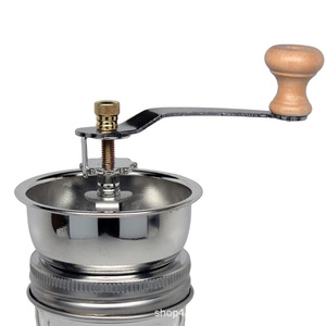 Moulin à café manuel 70 mm argenté 86 mm argenté portable avec fonction de rangement pour usage domestique - Product Image 5