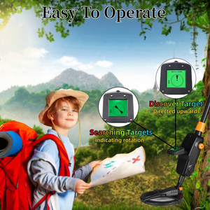 MD1008A Çocuklar İçin <span class=keywords><strong>Metal</strong></span> Dedektörü, Büyümeyle Eşleşen. Küçük Avuç İçi İçin Ergonomik Sap, Pille Çalışır (pil dahil değildir) - Product Image 3