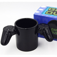 Seaygift Homegame Unique Funny Game Controller en forme de tasse cadeau en céramique à double poignée pour les joueurs et les amateurs de café