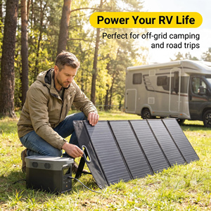 แผงโซลาร์เซลล์แบบพับได้ 600W 12 ชิ้น ดีไซน์ 6x2 19.8-39.6V พร้อมสายเคเบิล 5 เมตร สำหรับสถานีไฟฟ้าพกพา รถบ้าน แคมป์ปิ้ง ใช้ในบ้านกรณีฉุกเฉิน - Product Image 4