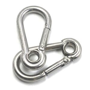 Jrsgs สแตนเลส304/316/เหล็กตะขอสแน็ป DIN5299ฟอร์ม C สปริงปีนเขาปุ่ม <span class=keywords><strong>carabiner</strong></span> - Product Image 3