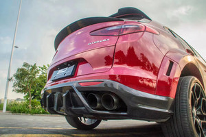 Nouveau kit carrosserie pour <span class=keywords><strong>Alfa</strong></span> Romeo Stelvio 1ère génération <span class=keywords><strong>SUV</strong></span> 2017- avec diffuseur en fibre de carbone, mise à niveau retrofit - Product Image 3