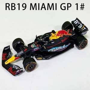 Modèle de voiture moulé sous pression <span class=keywords><strong>1</strong></span>:<span class=keywords><strong>43</strong></span> alliage <span class=keywords><strong>Red</strong></span> <span class=keywords><strong>Bull</strong></span> RB19 Miami RB20 Verstappen <span class=keywords><strong>F1</strong></span> roues métalliques mobiles modèle de voiture Unique jouets - Product Image 2