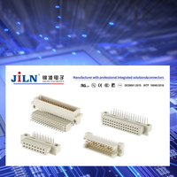Conector Jiln DIN41612 para PCB, Macho y Hembra, de 2x16, 16 y 32 Pines, USB 3 Tipo A, Conector de 9 Pines, Conexión Hembra Gris de 5mm, DIN de 8 Pines