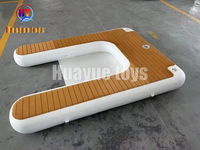 Prix d'usine Gonflable C Dock U Dock Plate-forme d'eau flottante Jet Ski Boat Dock