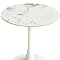 Table basse ronde en métal de 75cm-parfaite pour les cafés