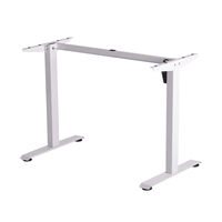 Bureau électrique ergonomique avec support de siège Bureau électrique à moteur unique préférentiel Bureau électrique réglable en hauteur