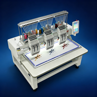 Machine à broder automatique à double tête 12 aiguilles, machine commerciale pour casquettes, uniformes et broderie de logos