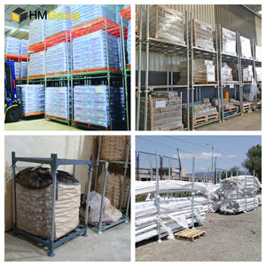 מחסן לוגיסטי תחבורה נייד פלדה אחסון מדפי צינור כבד stacked - Product Image 3