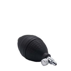 Bola de <span class=keywords><strong>Granada</strong></span> negra Bola inflable Juguete sexual para adultos Accesorio Válvula de metal y válvula de plástico Bola de goma Función múltiple - Product Image 5