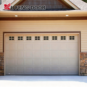 Puerta de Garaje Moderna Automática de 40 mm con Panel Sándwich de Acero y Polímero, Segura para Dedos - Product Image 1
