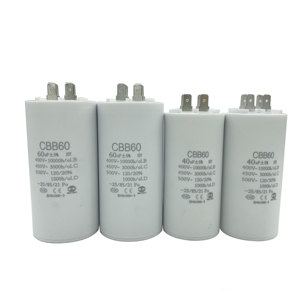 ตัวเก็บประจุมอเตอร์ <span class=keywords><strong>CBB60</strong></span> AC พร้อมสายไฟที่ใช้ในปั๊มและเครื่องซักผ้า - Product Image 5