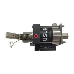 Liquid Booster Pump USUN Model: M71S-H 30-60 MPA Portable Air Operated Liquid Water Pressure Booster Pump With Handle