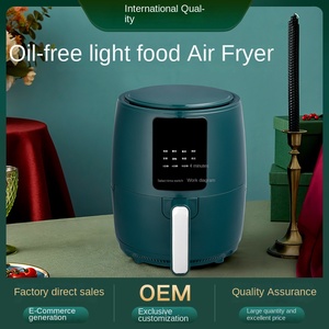 Friteuse à air intelligente 5L à prix d'usine, très vendue, avec écran tactile, revêtement antiadhésif en PTFE, cuisson sans fumée à température ultra-élevée - Product Image 4