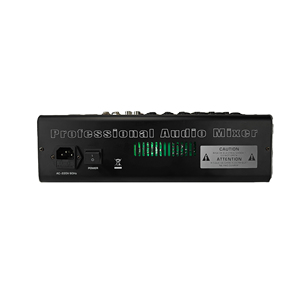 Consola Mezcladora de Audio Profesional para <span class=keywords><strong>DJ</strong></span> <span class=keywords><strong>MC</strong></span>-6 de 6 Canales con 99 Efectos DSP, USB, BT, Alimentación Phantom de 48V para Eventos de Iglesia y Sonido en Vivo - Product Image 2