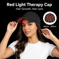 GLPE - Gorra de Terapia de Luz Roja de 660nm y 850nm, Venta al por Mayor, para Uso en Oficina y Hogar, Gorra de Terapia de Luz Roja de 148 LED