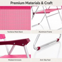 Chaise pliante extérieure en tissu moderne solide et durable pour parc et salle de sport