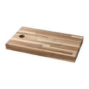 Tablas de Cortar Rectangulares Desechables de Madera con Mango de Acero Inoxidable, 1.5 cm de Grosor, Aptas para Lavavajillas, para Alimentos - Product Image 3