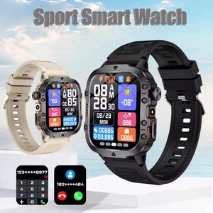 2025 mới không thấm nước relojes cho Iphone Đèn pin Thể Thao Smartwatch giọng nói trợ lý giấc ngủ giám sát sức khỏe Tracker thông minh đồng hồ - Product Image 2