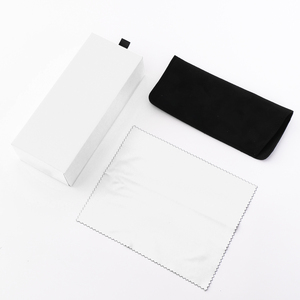 Caja de Gafas de Sol de Papel Kraft de Lujo, con <span class=keywords><strong>Estuche</strong></span> de Piel Sintética y Paño de Limpieza, en Set de Regalo - Product Image 4