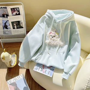 <span class=keywords><strong>Sweat</strong></span> à <span class=keywords><strong>capuche</strong></span> en jersey d'hiver de haute qualité, anti-rétrécissement, en peluche, pour chien, coupe ample et décontractée - Product Image 4