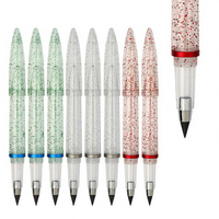 Crayon éternel Star Pencil Black Technology, sans taille-crayon, effaçable, mine incassable, écriture sans encre, pour croquis, écriture et maintien de la posture positive