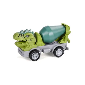 Nueva llegada de alta calidad de plástico coche de juguete de inercia ingeniería camión dinosaurio vehículo juguetes para niños