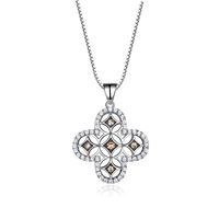 ACIER INOXYDABLE Charme Géométrique Pur Couleur Triangle Pendentif Colliers