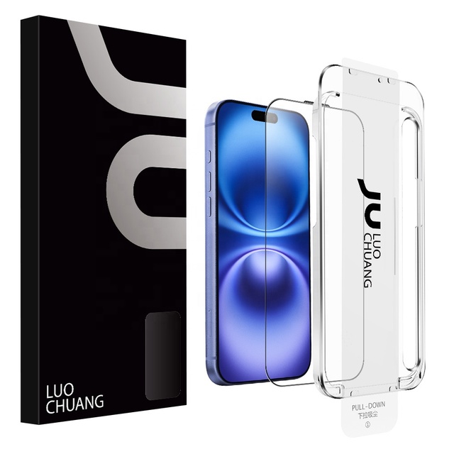 Shatterproof Explosion Proof Wholesale HD Clear 2.5D 0.33mm Tempered Glass Screen Protector for iPhone 17 16 15 14 13 12