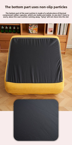 Lazy Sofa Kleines Wohnzimmer Zerlegbarer und wasch barer Lounges essel Rahmenloses Kompression ssofa für Einzelpersonen ohne Knochen - Product Image 4