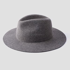 <span class=keywords><strong>100</strong></span>% <span class=keywords><strong>lana</strong></span> gris otoño Fedora sombrero bandas señoras hombres Fedora sombreros ala ancha lujo Fedora sombreros hombres - Product Image 2
