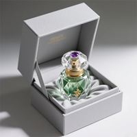 Vaporisateur de parfum vide au design unique irrégulier de luxe personnalisé avec boîte d'emballage