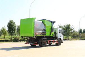 Dongfeng Foton JAC JMC Old Henllow Shacmanetc. Garbage Transfer Truck Telescopic Arm Rear Loader 4x2 Drive <b>Wheel</b> Manual Engine - Product Image 3