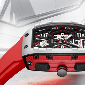Reloj de Cuarzo Luminoso Multifunción TIMEARTX para Hombre, con Espejos Curvos y Diseño de Barril de Vino - Product Image 5