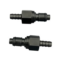 Raccord rapide CPC à valve pour tuyau en plastique 1/4'', 5/16'', 3/8'' - Déconnexion rapide pour aspiration sous vide 8,3 bars -40°C