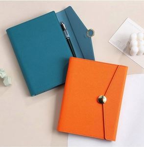 A5 Business Creative Genuine Leather Notebook <b>Journal</b> Diary Planner with Blank Lines Loose Leaf for Most Trending Item Right Now - Product Image 3