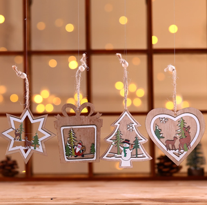 2025 Natal Pingentes De Madeira Quebra-Nozes Fantoche De Árvore De Natal Decorações Noz Soldado Pendurado Pingente Ano Novo Crianças Presentes - Product Image 4