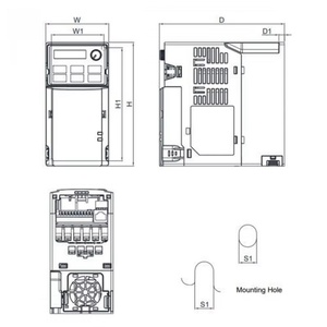 VFD MS300 ซีรีส์ รุ่น VFD4A8MS21ANSAA 3HP 4.8 กิโลวัตต์ 230 โวลต์ 4.8 แอมป์ ขายดี มีสินค้าในสต็อก - Product Image 6