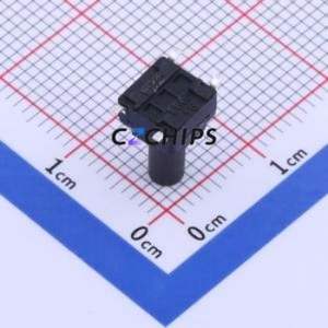 K2-1839SP-O4SB-02 Tactile Switch SMD,6.2x6.2mm Switch 2.5N Vertical Mount 6.2mm 6.2mm - Product Image 2