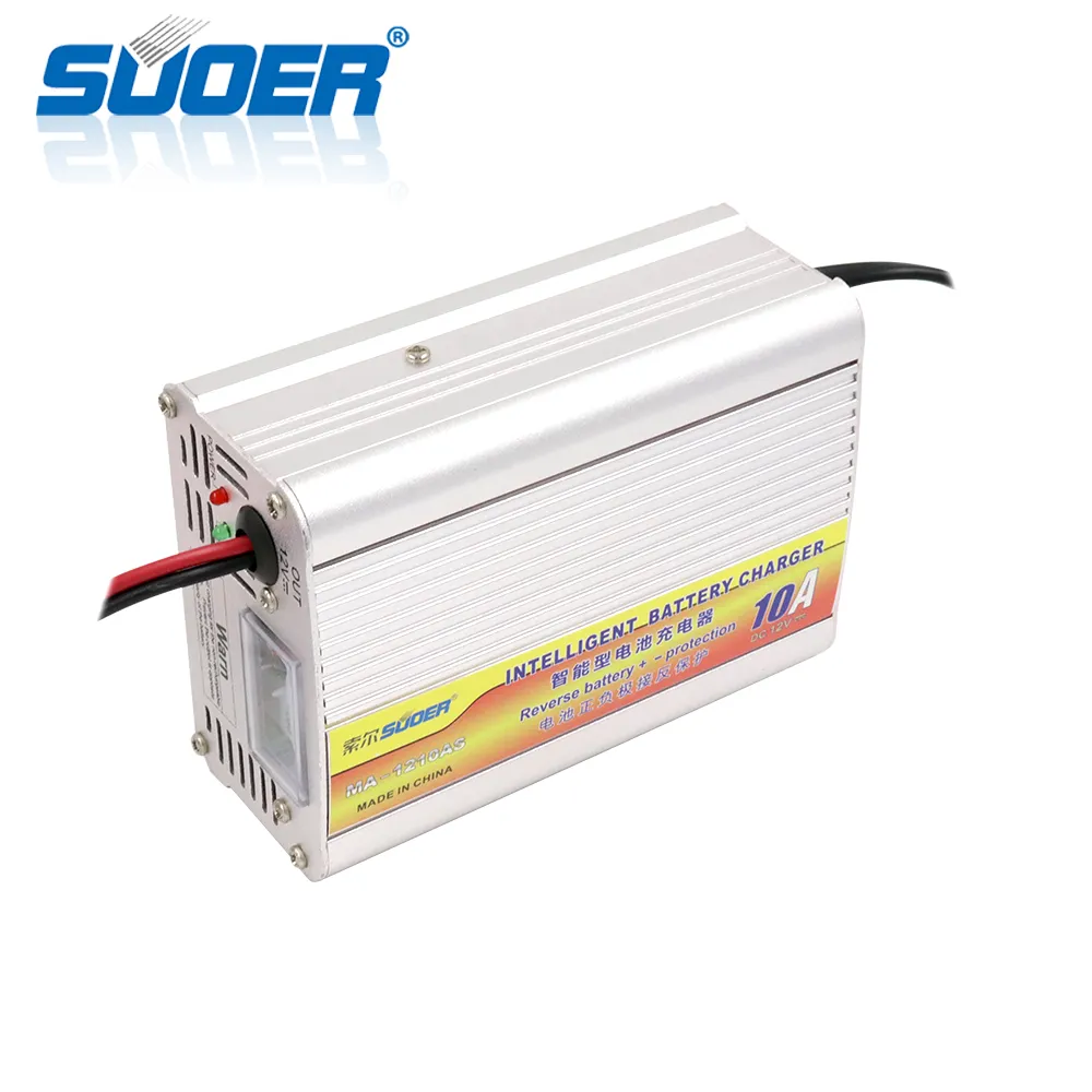 Suoer automatic battery charger 12V 10A car battery charger With CE