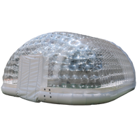 Maison gonflable extérieure de dôme pour les tentes gonflables claires d'Airdome d'hôtel de salon commercial