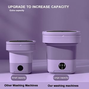 Nhỏ Máy giặt cầm tay Máy giặt <span class=keywords><strong>mini</strong></span> làm sạch sâu có thể gập lại máy giặt - Product Image 5