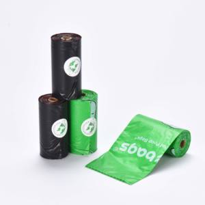 2023 Hot Sale Biologisch abbaubare Hundekot beutel Kompost ierbare umwelt freundliche Hunde mülls äcke Entsorgungs bedarf für Haustier abfälle Schwarzer Kunststoff - Product Image 6